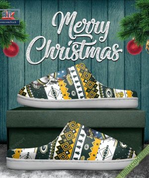 nfl green bay packers christmas indoor slip on slippers 5 6CfSx