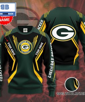 NFL Green Bay Packers Custom Name 3D Sweater