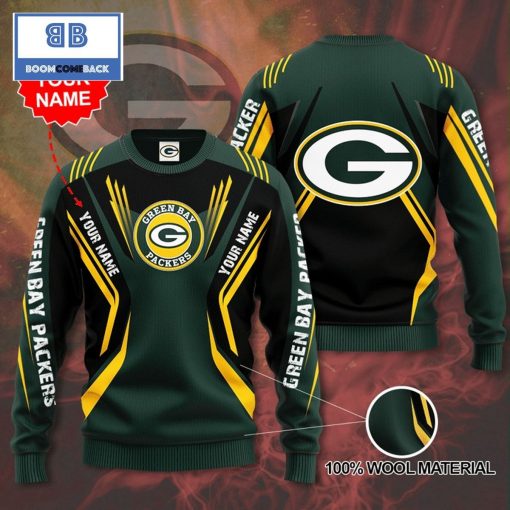 NFL Green Bay Packers Custom Name 3D Sweater