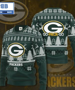 NFL Green Bay Packers Go Pack Go 3D Ugly Sweater