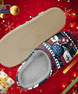 NFL Houston Texans Christmas Indoor Slip On Slippers