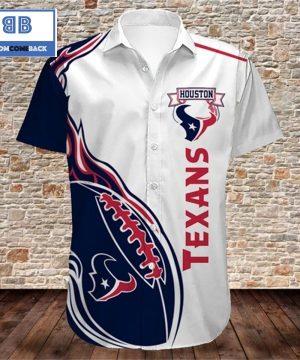 NFL Houston Texans Tropical Flower Hawaiian Shirt