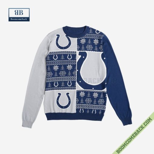 NFL Indianapolis Colts Big Logo Ugly Christmas Sweater