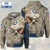 NFL Denver Broncos Camouflage Skull 3D Hoodie