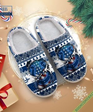 NFL Indianapolis Colts Christmas Indoor Slip On Slippers