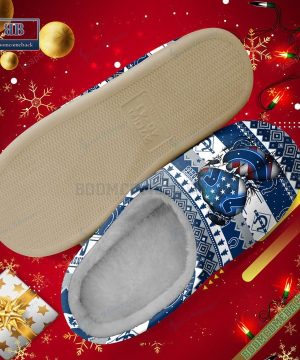 NFL Indianapolis Colts Christmas Indoor Slip On Slippers