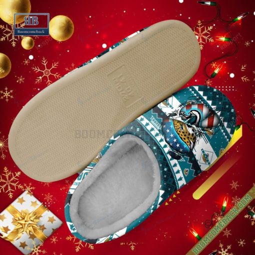 NFL Jacksonville Jaguars Christmas Indoor Slip On Slippers