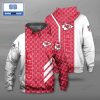 NFL Kansas City Chiefs Pattern Custom Black Red 3D Hoodie