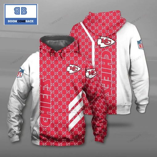 NFL Kansas City Chiefs Pattern Custom 3D Hoodie