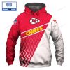 NFL Kansas City Chiefs Red 3D Hoodie