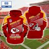 NFL Kansas City Chiefs Red White 3D Hoodie