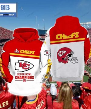 nfl kansas city chiefs super bowl champions white 3d hoodie 3 G0LWx