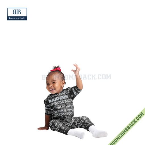 NFL Las Vegas Raiders Family Pajamas Set