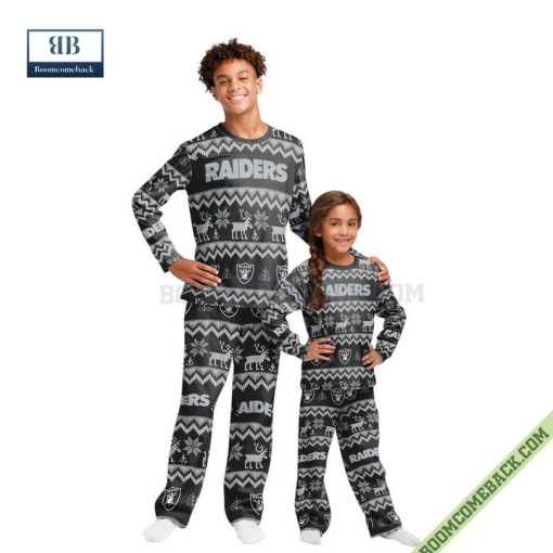 NFL Las Vegas Raiders Family Pajamas Set