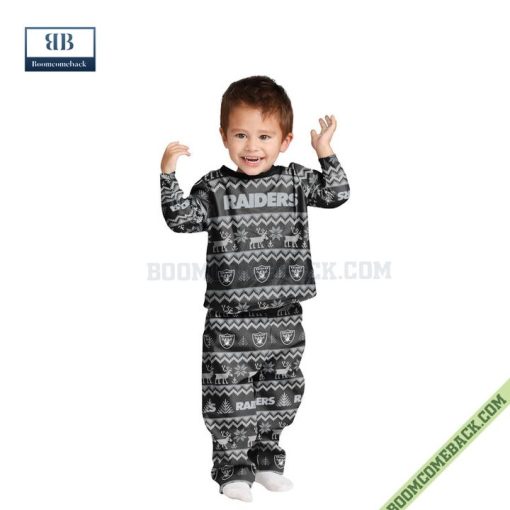 NFL Las Vegas Raiders Family Pajamas Set