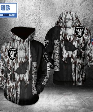 NFL Las Vegas Raiders Halloween 3D Hoodie