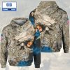 NFL New Orleans Saints Camouflage Skull 3D Hoodie