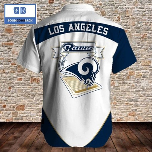 NFL Los Angeles Rams Tropical Flower Hawaiian Shirt