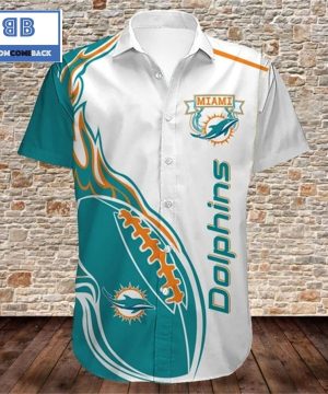 nfl miami dolphins chargers tropical flower hawaiian shirt 3 R8bij