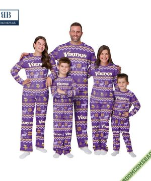 NFL Minnesota Vikings Family Pajamas Set