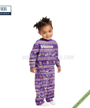 nfl minnesota vikings family pajamas set 9 Gfvi4