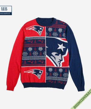 nfl new england patriots big logo ugly christmas sweater 5 pna0b