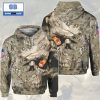 NFL New York Giants Camouflage Skull 3D Hoodie