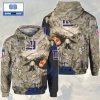 NFL New Orleans Saints Camouflage Skull 3D Hoodie