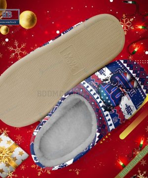 NFL New York Giants Christmas Indoor Slip On Slippers