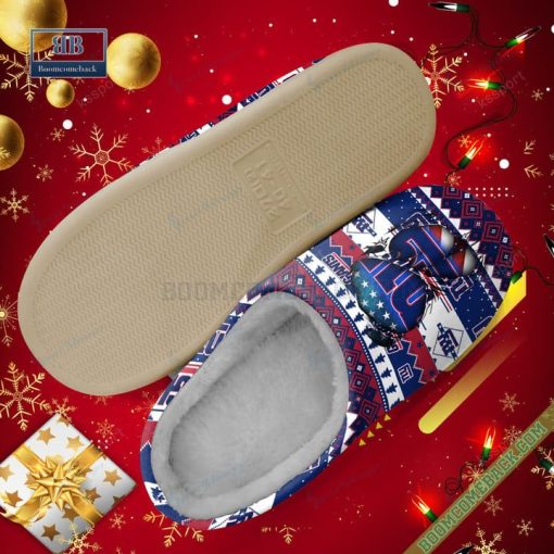 NFL New York Giants Christmas Indoor Slip On Slippers