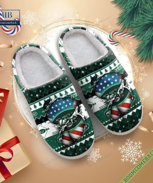 NFL New York Jets Christmas Indoor Slip On Slippers