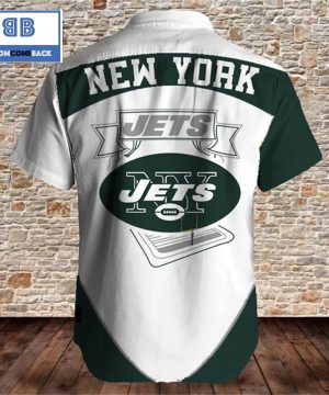 NFL New York Jets Tropical Flower Hawaiian Shirt