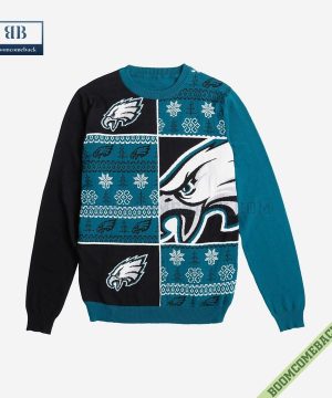 nfl philadelphia eagles big logo ugly christmas sweater 5 UFSIM