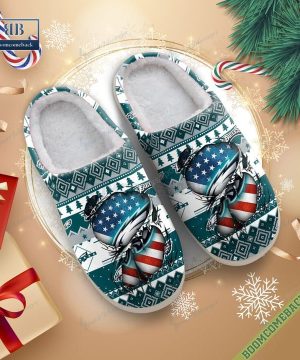 NFL Philadelphia Eagles Christmas Indoor Slip On Slippers