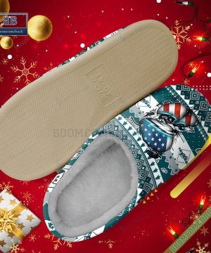 NFL Philadelphia Eagles Christmas Indoor Slip On Slippers