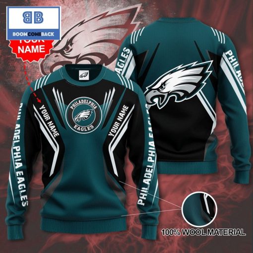 NFL Philadelphia Eagles Custom Name 3D Sweater