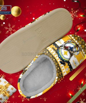 NFL Pittsburgh Steelers Christmas Indoor Slip On Slippers