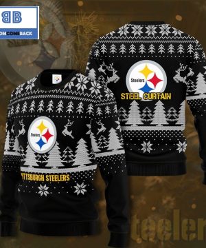 NFL Pittsburgh Steelers Steel Curtain Ugly Sweater