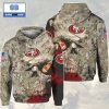 NFL Tampa Bay Buccaneers Camouflage Skull 3D Hoodie