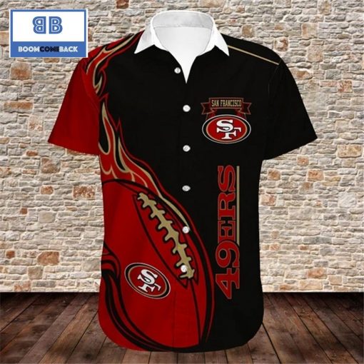 NFL San Francisco 49ers Chargers Tropical Flower Hawaiian Shirt