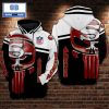 NFL San Francisco 49ers Skull American Flag 3D Hoodie