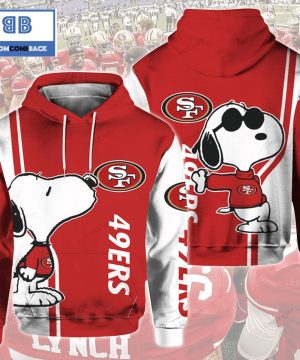 NFL San Francisco 49ers Snoopy 3D Hoodie