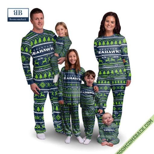 NFL Seattle Seahawks Family Pajamas Set