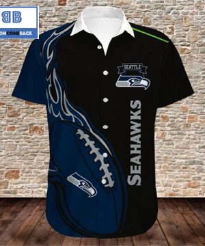 NFL Seattle Seahawks Tropical Flower Hawaiian Shirt