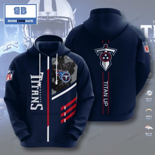 NFL Tennessee Titans 3D Hoodie