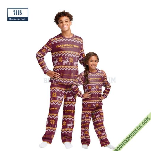 NFL Washington Commanders Family Pajamas Set