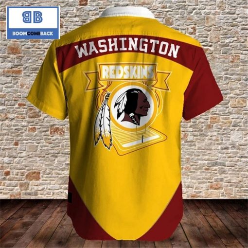 NFL Washington Redskins Tropical Flower Hawaiian Shirt