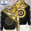 NFL Pittsburgh Steelers Camouflage Yellow Skull 3D Hoodie