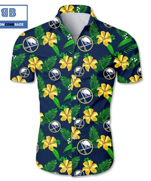 NHL Buffalo Sabres Tropical Flower Hawaiian Shirt