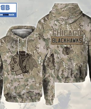 nhl chicago blackhawks camouflage 3d hoodie 2 xfXAX